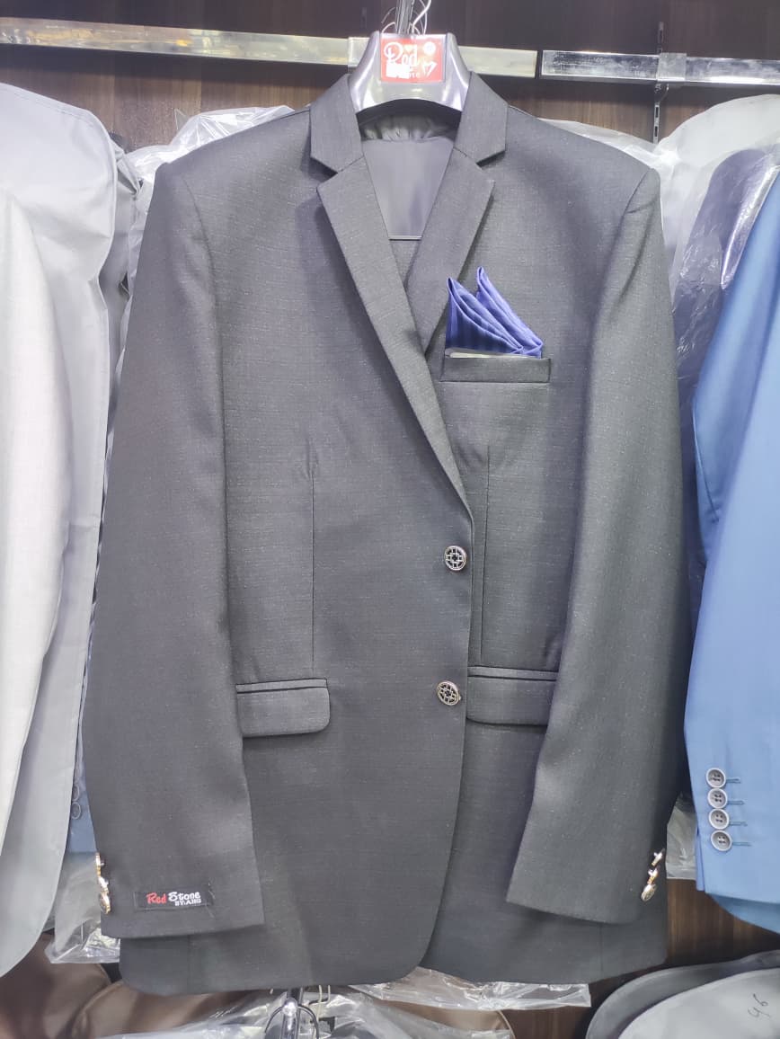 Charcoal Formal Blazer - Ainas Collection