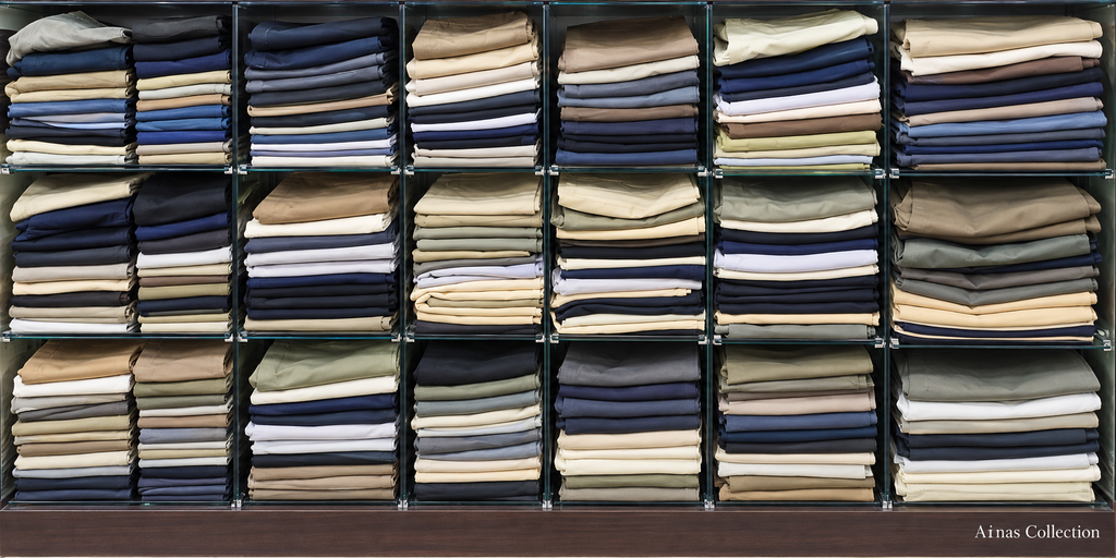 Ainas Collection edited supplier colour-range reference; confirm actual shade and availability