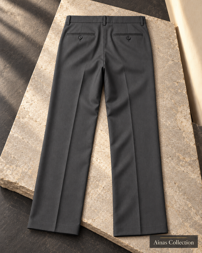 Charcoal Formal Dress Pants