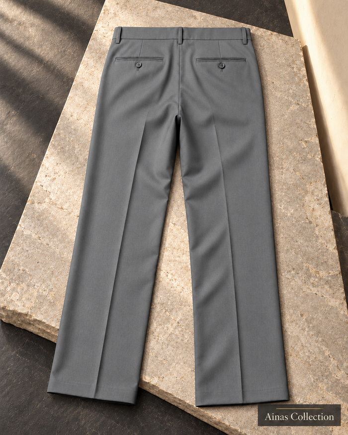Medium Grey Formal Dress Pants