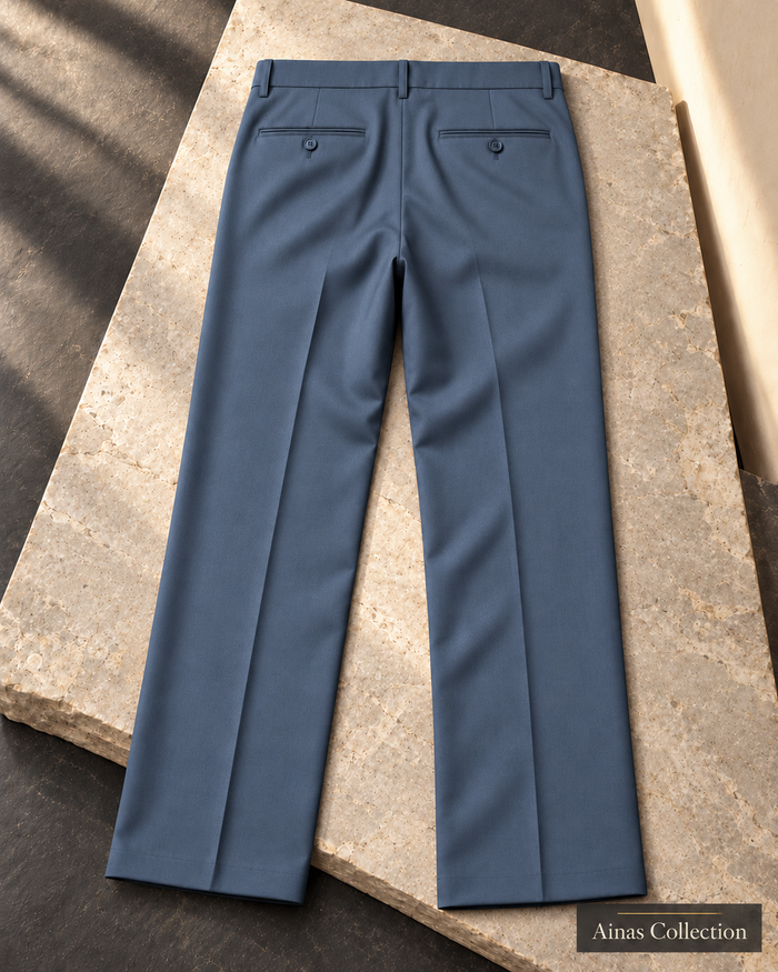Slate Blue Formal Dress Pants