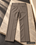 Ainas Collection plain dress trousers in Taupe — AI-assisted back-view colour display