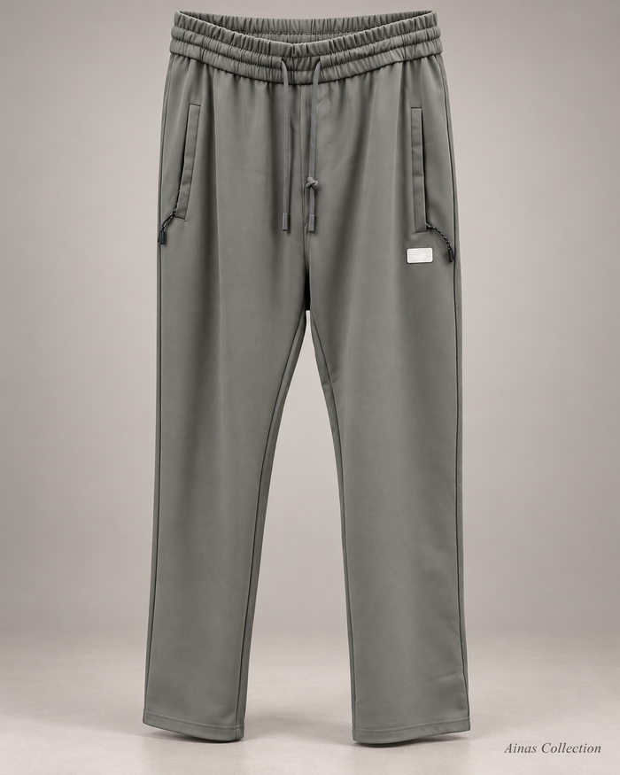 Grey Zip Pocket Trousers