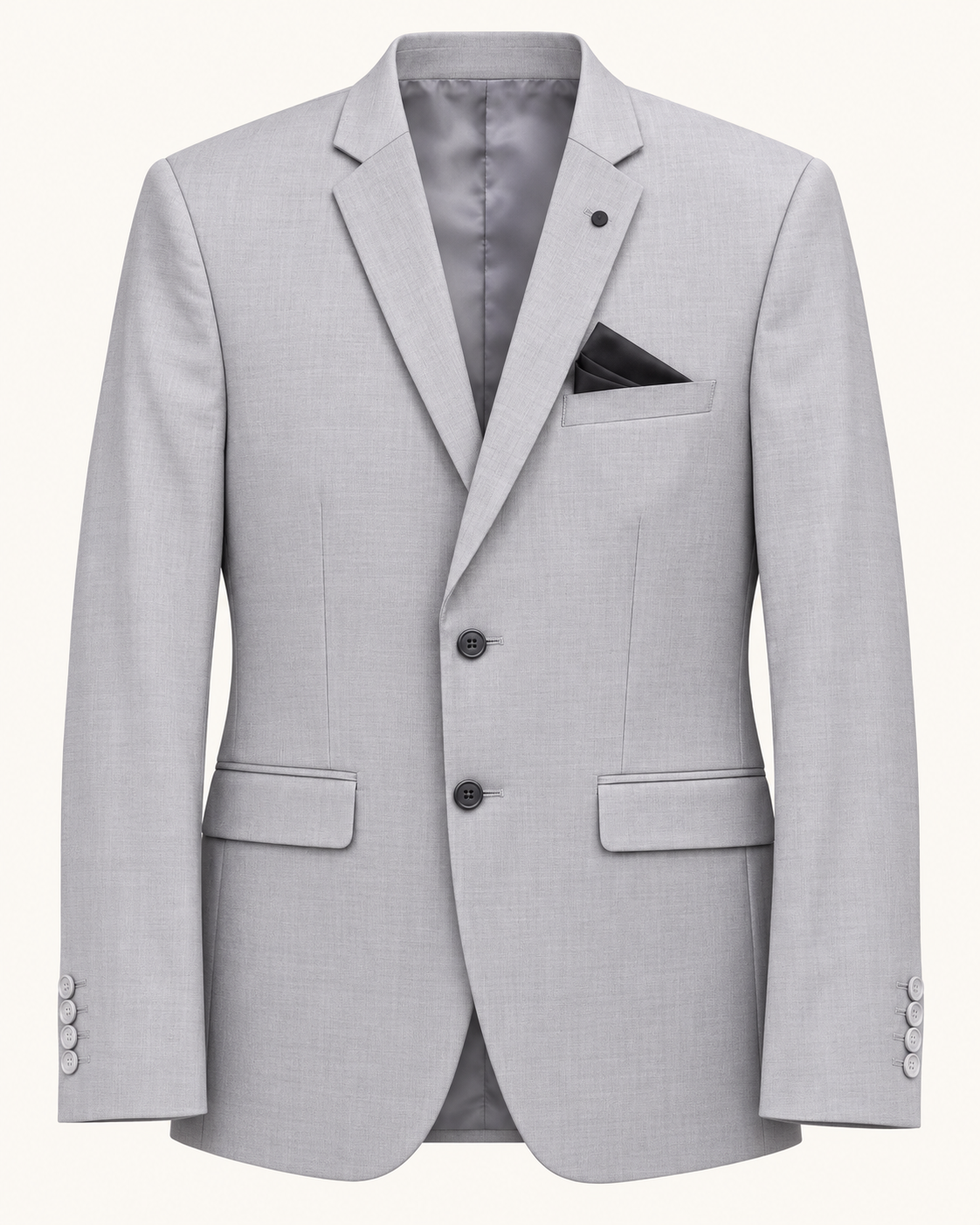 Light Grey Formal Blazer - Ainas Collection