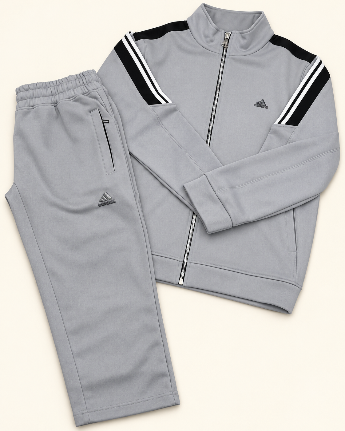 Ainas Collection shoulder stripe track suit; confirm current availability
